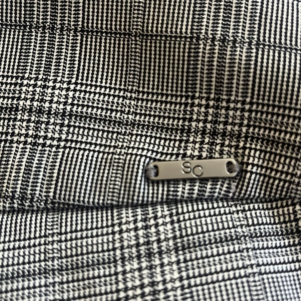 SC CO Plaid Tummy Control Super Stretch Pull on Pants Size L - Picture 12 of 12